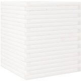 Maison Chic Vrtno cvetlično korito - Cvetlični Lonec belo 60x60x68,5 cm trdna borovina, (21789382) Cene