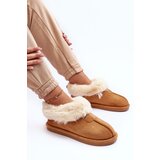 Boto Women's Slippers With Faux Fur Brown Lanoze | shoptok.hr