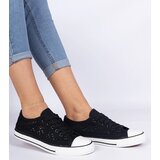 Gemre Black Women's Lace-Up Sneakers Saha | Shoptok.si