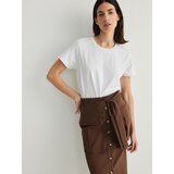 Reserved - Suknja s cargo džepovima - smeđi | shoptok.hr