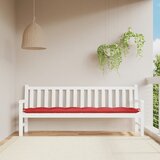 vidaXL Blazina za vrtno klop rdeča 200x50x7 cm oxford tkanina | Shoptok.si