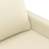  2-dijelni set sofa s jastucima krem od umjetne kože | shoptok.hr