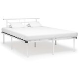 vidaXL Okvir za krevet bijeli metalni 140 x 200 cm Cijene