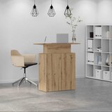  Recepcijski stol Artisan hrast 100x40x104 cm izrađeno drvo | Eponuda.com
