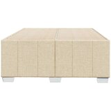  Okvir kreveta bez madraca krem 120 x 200 cm od tkanine | shoptok.hr