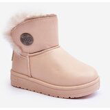 Big Star Children's Snow Boots Padded with Fur Beige | Shoptok.si