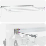  Okvir tende Bež 400 x 200 cm Poliester s PU premazom, (5000206670) | Shoptok.si