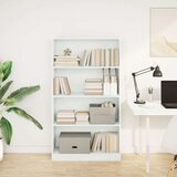 vidaXL Regal za knjige bijeli 80x24x143 cm konstruirano drvo | shoptok.hr
