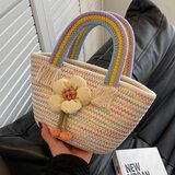 Venisymlis Slamnata Torba Za Plažo Velika Tkana Slamnata Torba Tote Bag Ženska Tkana Tote Tote Poletna Torba Tote Za Na Plažo Z Resicami Popolno Darilo, (22070063) | Shoptok.si