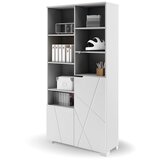  Knjižna omara X WHITE 2D Cene