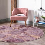 Mila Home Ružičasti periv/pogodan za robotski usisavač okrugli tepih ø 80 cm Comfort – | shoptok.hr