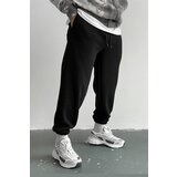 Dewberry 84184 3 Thread Mens Sweatpants-BLACK Cijene