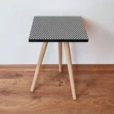 Club sto Shp227, 35x42x35 cm, Crni