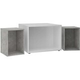 FMD Klubska mizica z 2 stranskima mizicama 67,5x67,5x50 cm, (20907937) | Shoptok.si