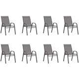  9-dijelni vrtni blagovaonski set sivo-crni | shoptok.hr