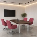 vidaXL Okretne radne stolice 4 kom. 54 x 58 x 90 cm Vinska crvena Cijene