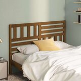  Posteljno vzglavje medeno rjavo 156x4x100 cm trdna borovina, (20643320) | Shoptok.si