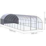 Vanjski kokošinjac 3 x 10 x 2 m od pocinčanog čelika | shoptok.hr