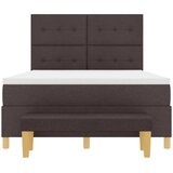  s opruga kutije Tamno smeđa 200 x 160 cm tkanina | shoptok.hr
