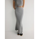 Reserved - LADIES` SKIRT - light grey | shoptok.hr