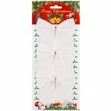  Set Božićnih mašni 11 × 11 cm - Bijele (3 komada) | shoptok.hr