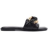 Shelvt Women's flat flip-flops black | ePonuda.com