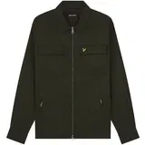 Lyle & Scott Prehodna jakna rumena / temno zelena