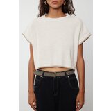 Trendyol Taş Care Collection Crop Crew Neck Knitwear Sweater | shoptok.hr