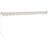  Tenda na uvlačenje krem 4 5 x 3 m od tkanine i aluminija | shoptok.hr