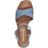 Tamaris Sandale s remenčićima plava / smeđa / zlatna | shoptok.hr