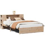vidaXL Krevet s regalom za knjige bez madraca 150 x 200 cm od borovine Cijene