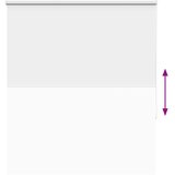 Rolo zavjesa Blackout bijela 130x150 cm Širina tkanine 126,6 cm | shoptok.hr
