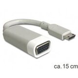 Delock 65471 HDMI / VGA adapter [1x moški konektor mini HDMI tipa C - 1x ženski konektor VGA] bela 15.00 cm, (20410738) | Shoptok.si