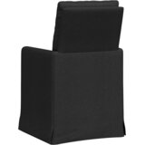  Trpezarijske stolice 2 pcs Crna 57 x 67 x 98 cm tkanina | shoptok.hr