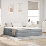  s madracem i skladištem Svijetlo siva 200 x 200 cm | shoptok.hr