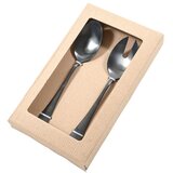 Mhome Set servirni pribor / 2 kos / mat črn / inox, (20454399) Cene