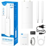 Cudy AP1300 outdoor AC1200 gigabit wireless access point, mu mimo ofdma, mesh, IP65 Cene'.'