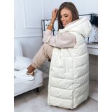 DStreet Kamizelka damska BRONS ecru | shoptok.hr