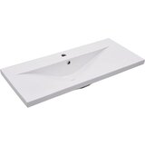 Maison Chic Vgradni Umivalnik - Kopalna umivalnik - Lavabo 91x39,5x18,5 cm keramičen bel, (21684776) Cene