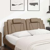  Jastuk za uzglavlje boja cappuccina 160 cm od umjetne kože | shoptok.hr