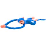 Plišana igračka majmun sa zvučnim efektima 60 cm - plava | shoptok.hr