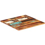 vidaXL Kvadratna mizna plošča 60x60 cm 25-27 mm trden predelan les Cene