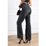 MIlly wide-leg jeans hlače s pasom
