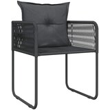  9-dijelni vrtni blagovaonski set crni | shoptok.hr