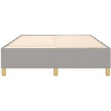  Za krevet s oprugama svjetlosivi 140 x 200 cm od tkanine | shoptok.hr