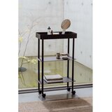 noo.ma Crni metalni regal na kotačima 60x97x30 cm Nolle – | shoptok.hr