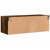  Zidni ormarić sa staklenim vratima boja hrasta 102 x 37 x 35 cm | Eponuda.com
