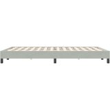 vidaXL posteljni okvir brez vzmetnice svetlo siva 140x220 cm žamet | Shoptok.si