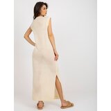 BADU Dress-BA-SK-C1002.61P-light beige | Shoptok.si