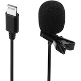 Oem Lavalier mikrofon za iPhone / iPad, vsesmerni z vetrobranskim steklom, dolžina 1,5 m - Puluz, (5000232180) | Shoptok.si